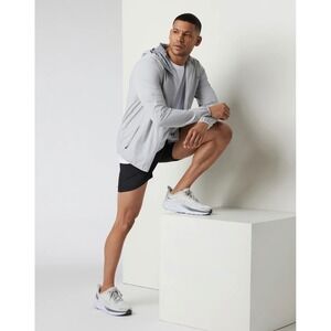 Vuori Gray Performance Jacket Trainer Shell